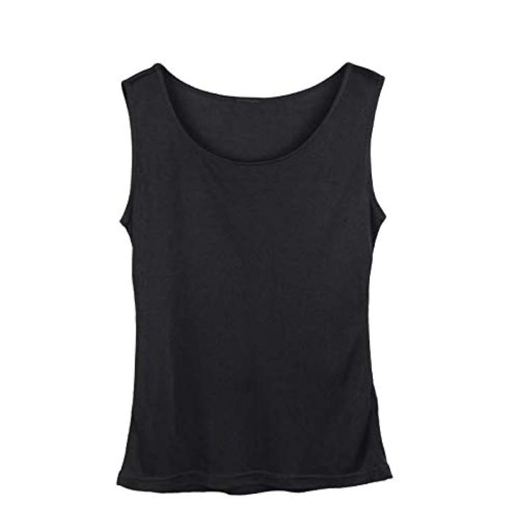 Amazon | ツルツルシルク100％天竺タンクトップ (M